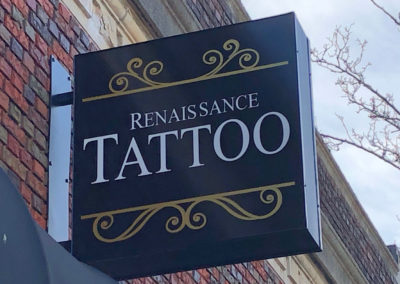 Tattoo Projecting Sign